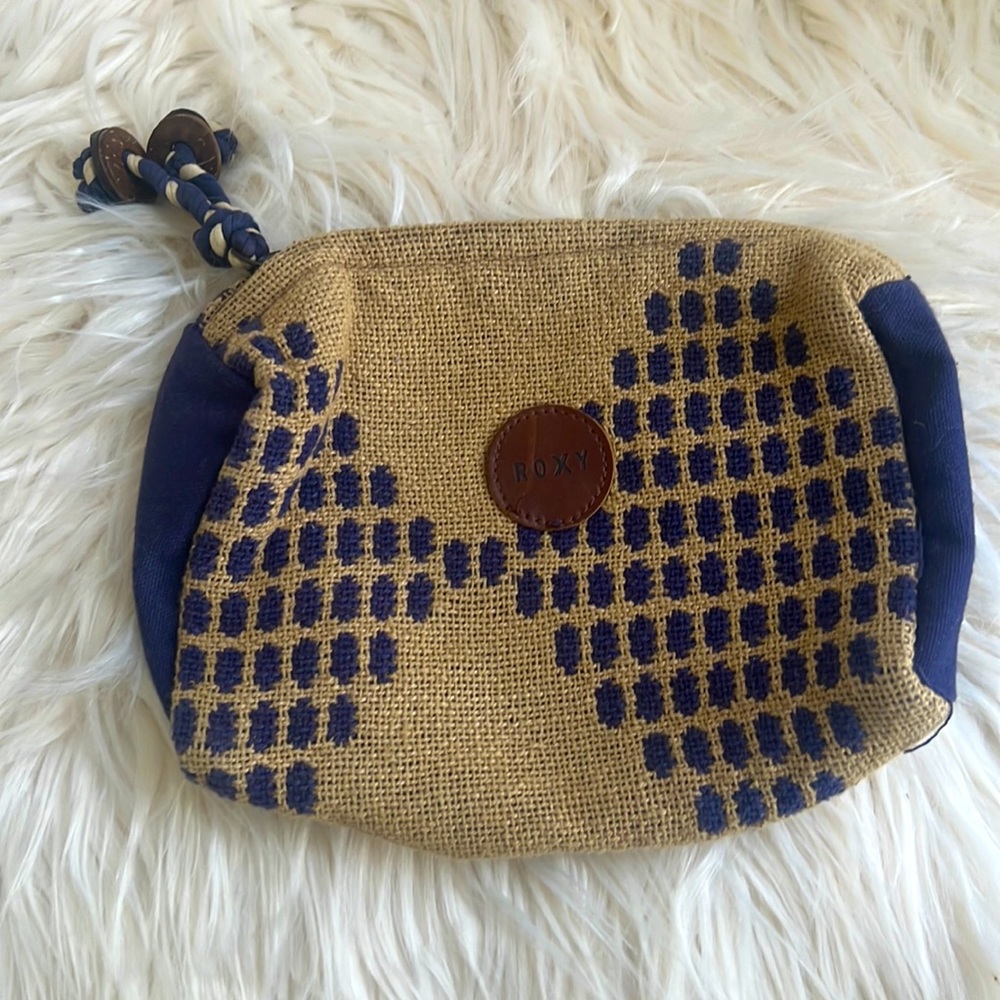 Roxy boho style clutch/makeup bag 7W x 9L